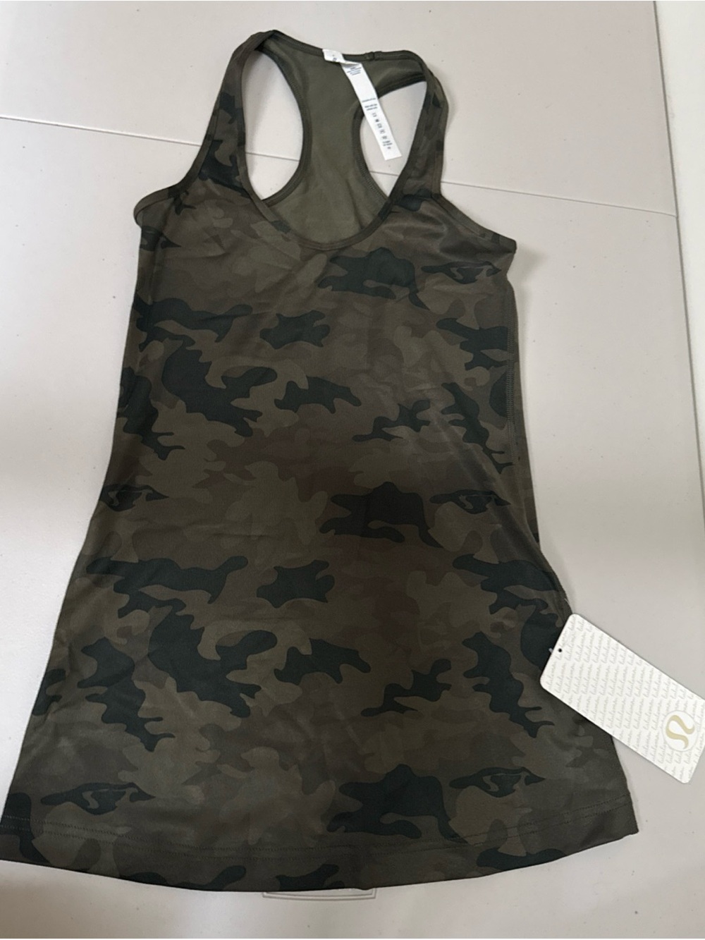 lululemon athletica Olive Green Racerback Tank